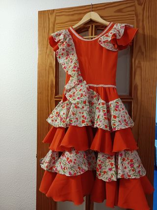 Vestido flamenca sevillana