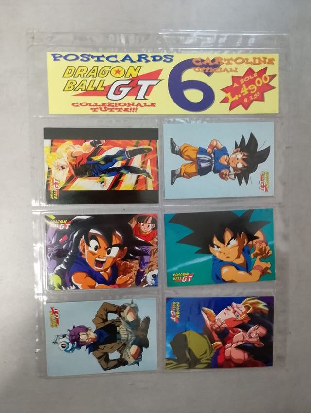 Cartoline collezione Dragonball vintage set 2