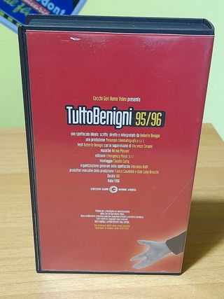 VIDEOCASSETTA VHS TUTTOBENIGNI 95-96