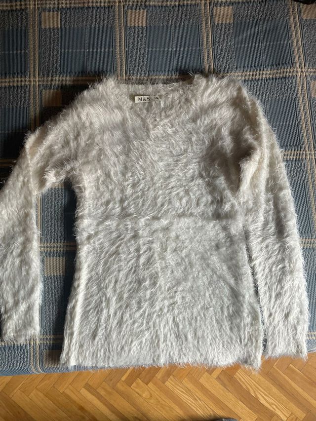 Jersey  de pelito en blanco