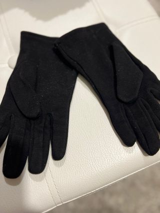 Guantes Negros detalle Brillos