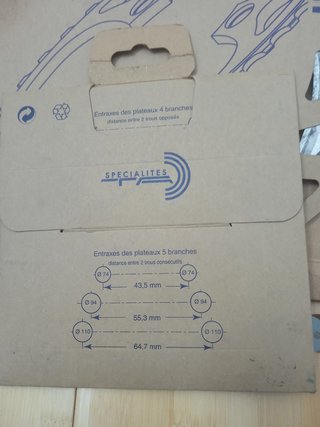 Plato de bicicleta de carretera