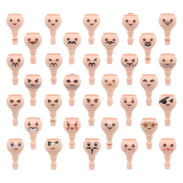 Cabezas de playmobil