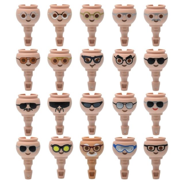 Cabezas de playmobil