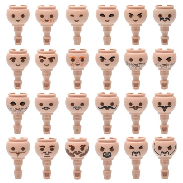 Cabezas de playmobil