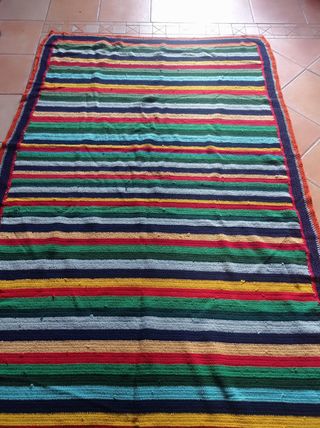 Coperta vintage artigianale 260x140