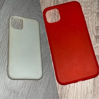 Funda roja y blanca iphone 11