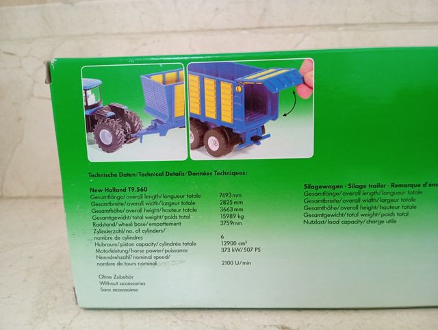 SIKU REF 1947 TRACTOR CON REMOLQUE