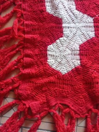 Coperta vintage artigianale 180x140