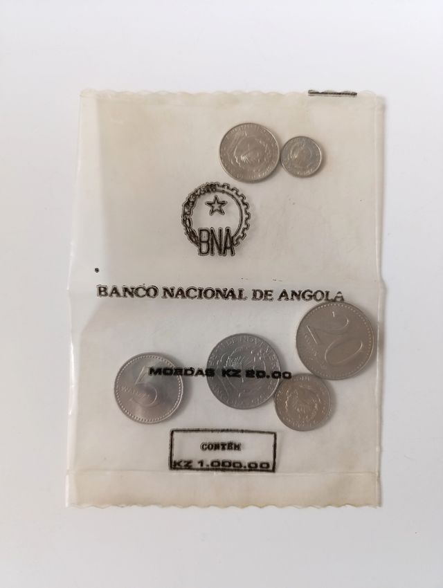 Colección Monedas del banco nacional de Angola