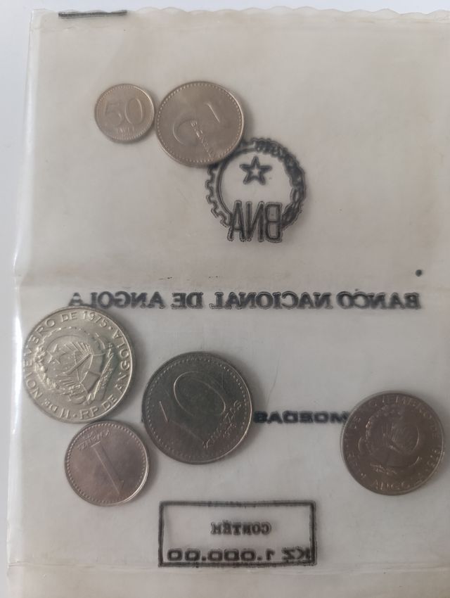 Colección Monedas del banco nacional de Angola