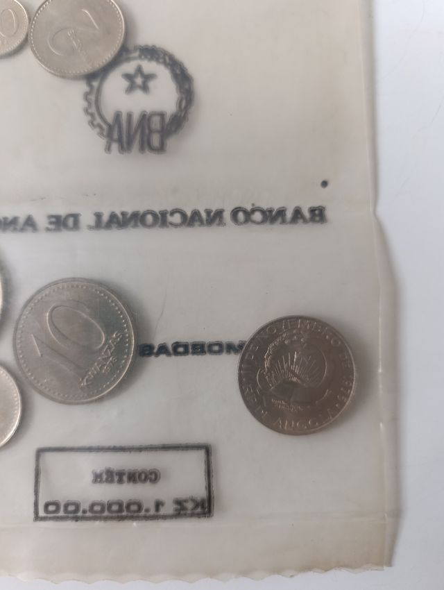 Colección Monedas del banco nacional de Angola