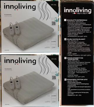 Scaldaletto elettrico matrimoniale 2 pezzi - NUOVI