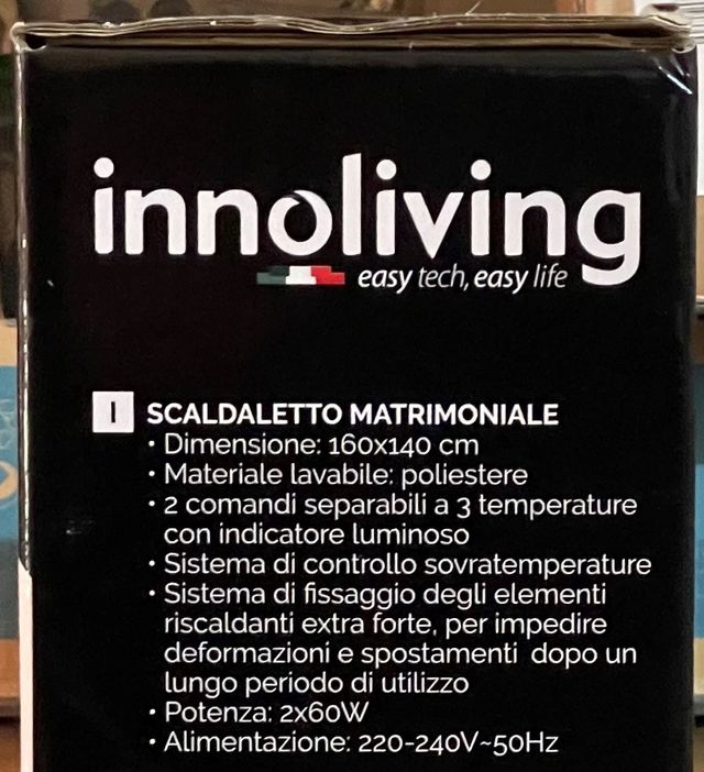 Scaldaletto elettrico + termoventilatore