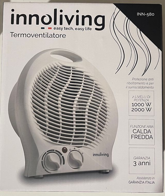 Scaldaletto elettrico + termoventilatore