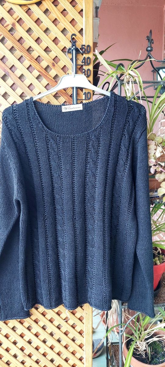 Jersey negro de punto