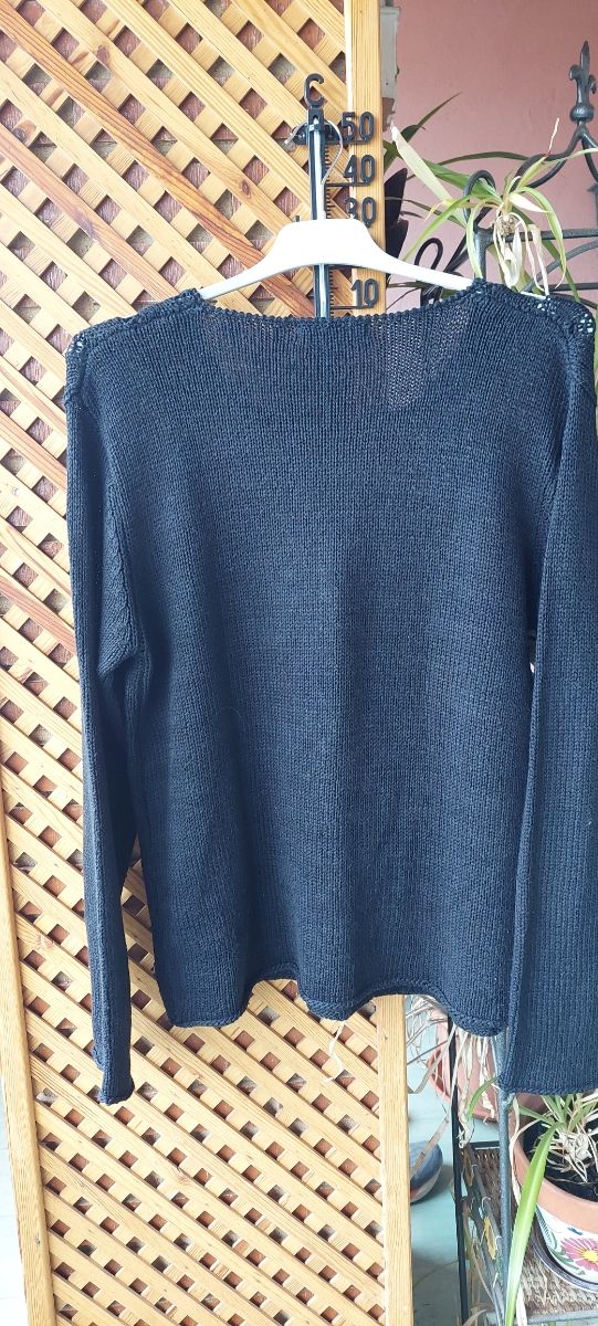 Jersey negro de punto