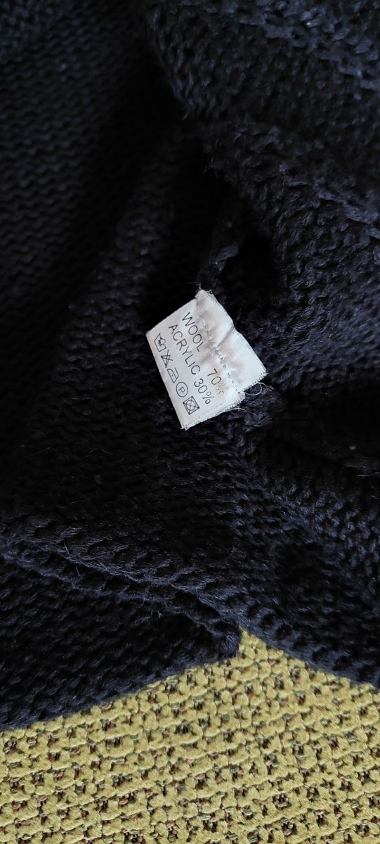 Jersey negro de punto