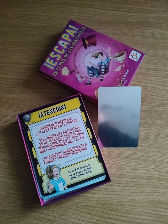 Juego de mesa escapa