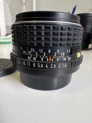 Objetivo asahi pentax 50mm f1.4