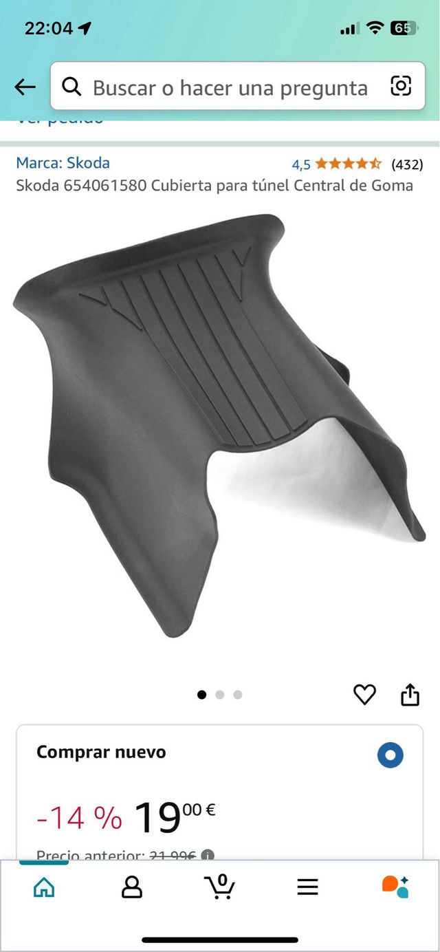 Alfombrilla tunel plastico