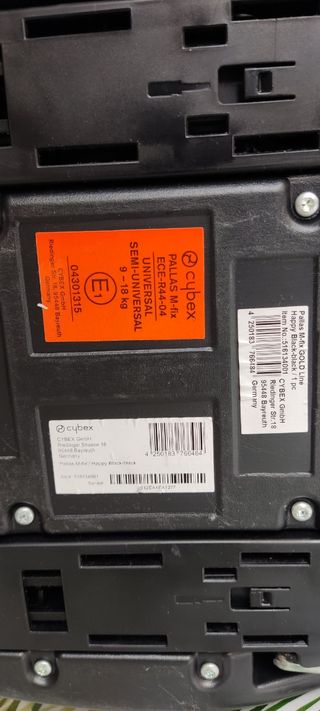 Cybex pallax M-fix Grupo 1 2 3.