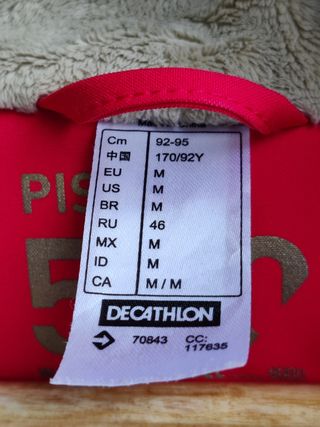 Chaqueta Esquí Wedze 580 mujer rojo