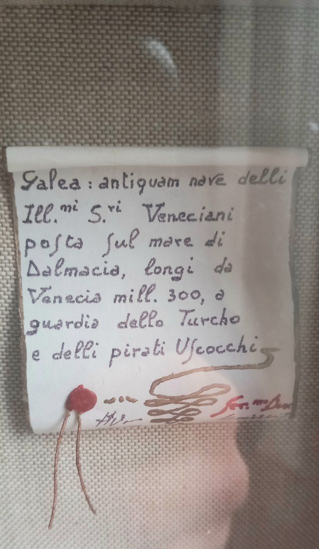 Teca con riproduzione Galea Veneziana