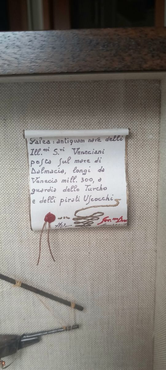 Teca con riproduzione Galea Veneziana