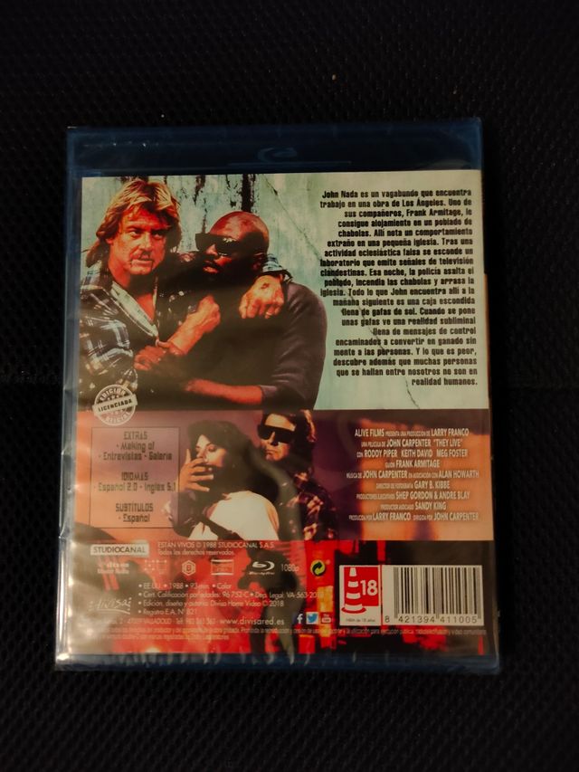 "Están vivos" película blu ray