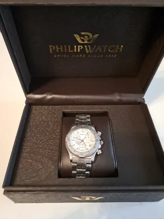Cronografo Philip Watch bianco con custodia scatol