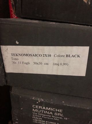 Azulejo mosaico y plaqueta MUTINA