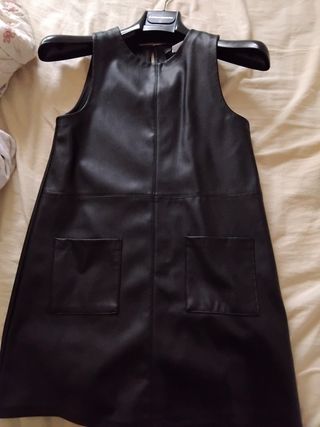 Vestito ecopelle bambina zara 10 anni
