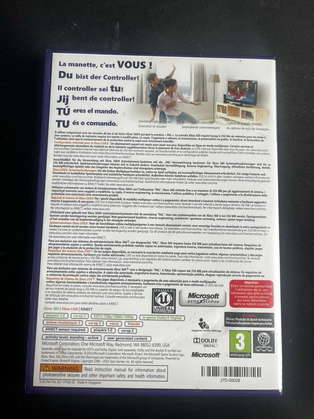 Juego Kinect Adventures Xbox 360