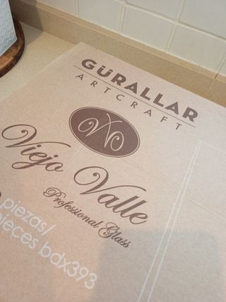 Vasos Grandes Anchos de cristal 515cl