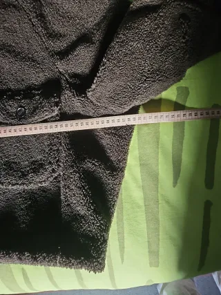 Chaqueta borreguito verde Zara