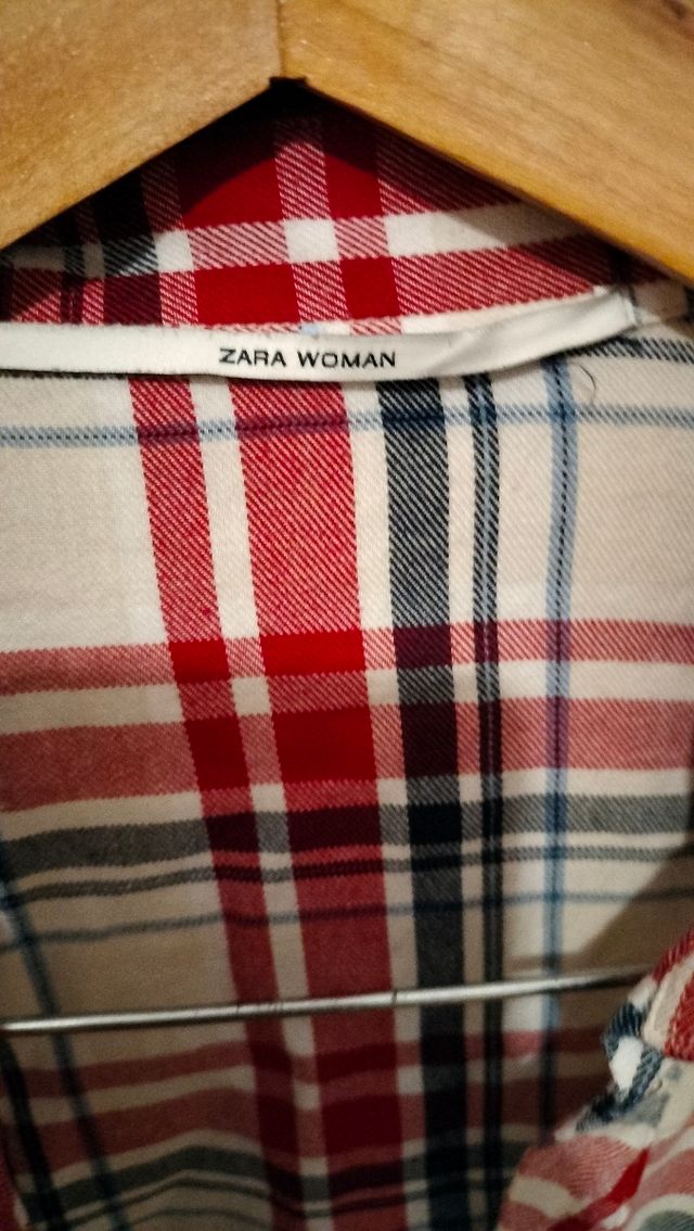 Camisa cuadros Zara Woman T 38