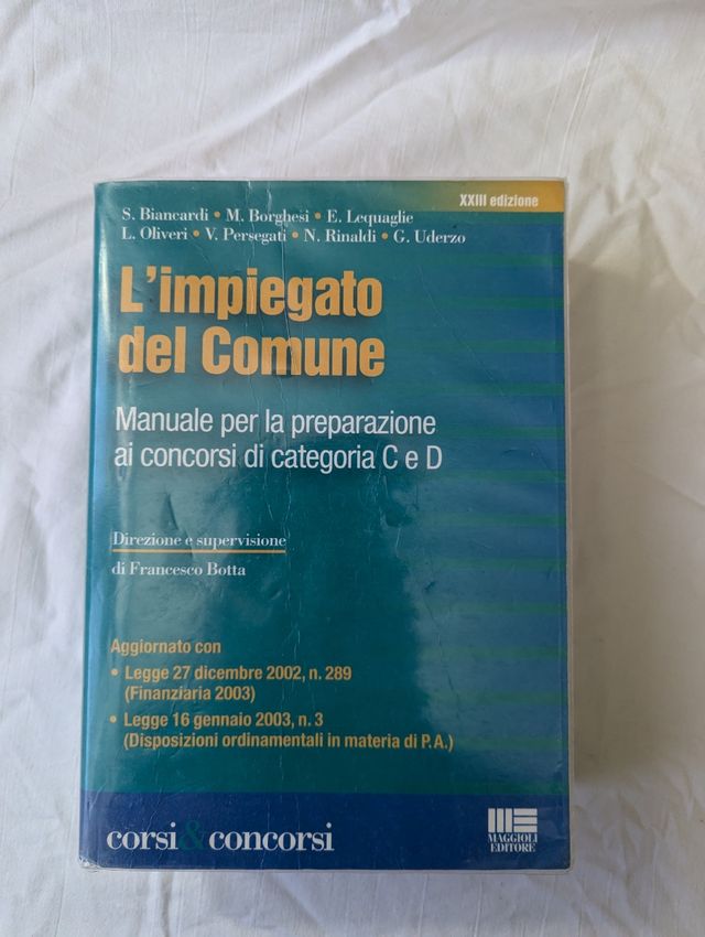 Manuale concorso per Enti Locali (Comune)