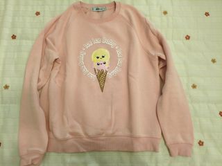 Sudadera rosa