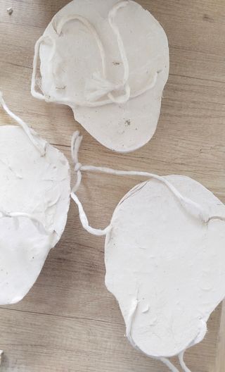 3 rostros griegos de escayola para dibujo, etc