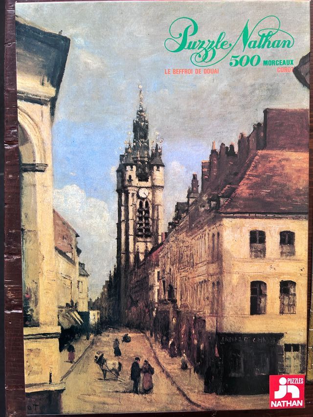 Puzzle 500 Nathan - Corot, Le beffroi de Douai