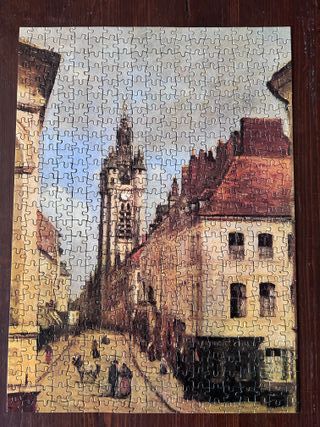Puzzle 500 Nathan - Corot, Le beffroi de Douai