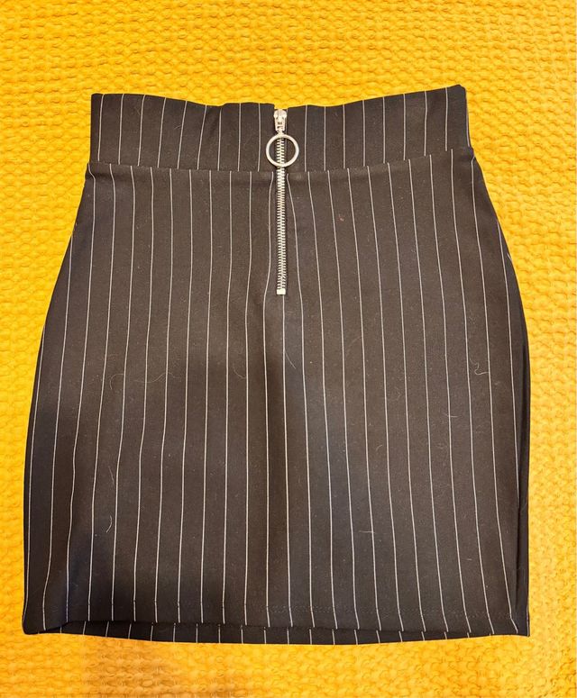 Falda de rayas