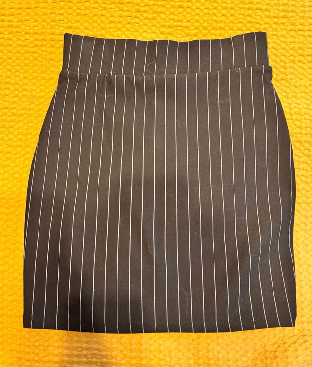 Falda de rayas