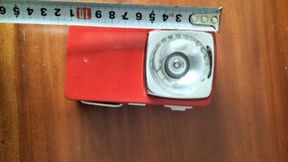 Linterna vintage roja
