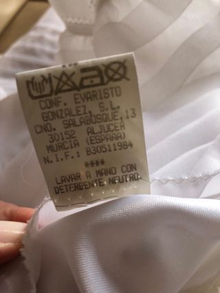 Vestido Primera Comunión niña