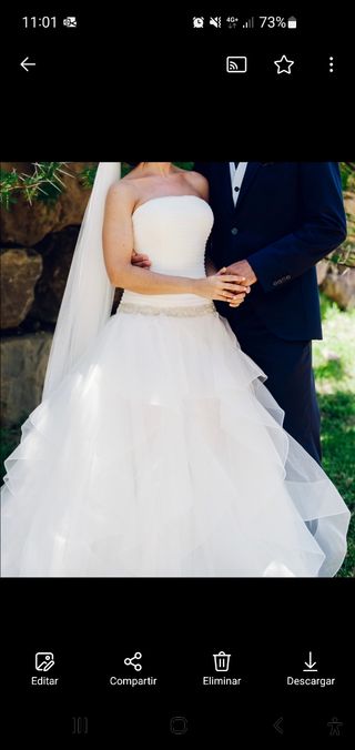 Traje de novia Rosa Clará