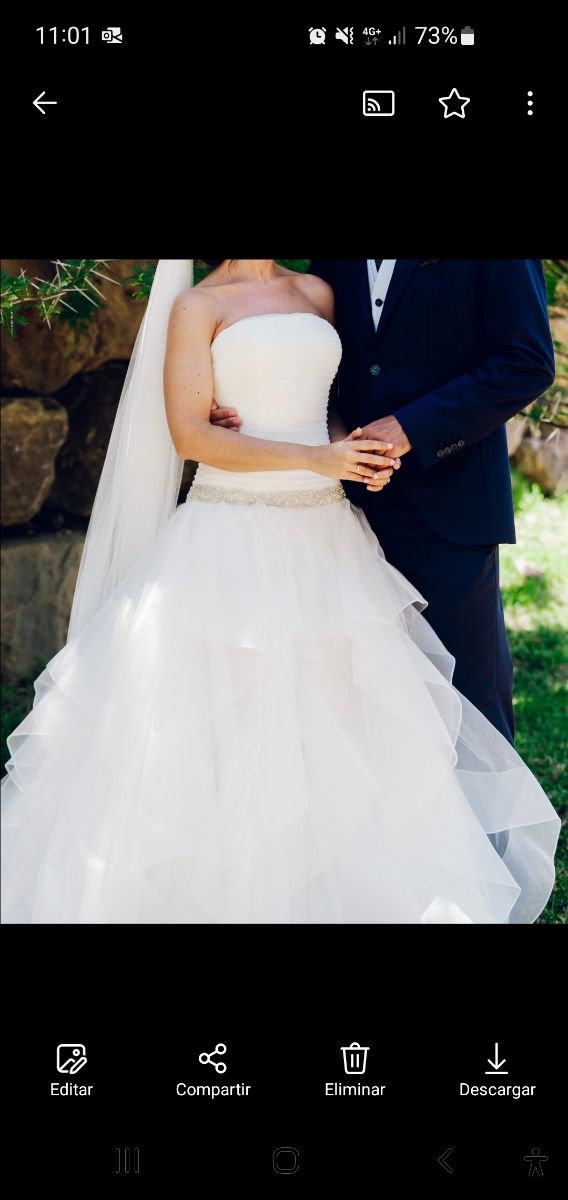 Traje de novia Rosa Clará