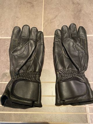 2 tipos de guantes de moto, Vintage