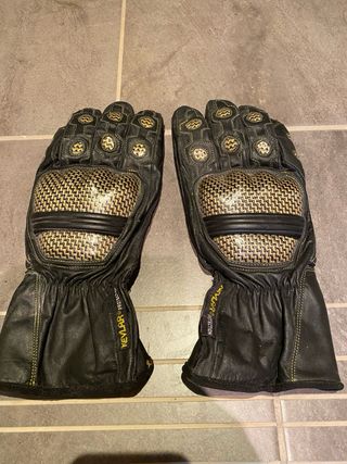 2 tipos de guantes de moto, Vintage